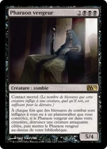 Pharaon vengeur, carte Magic M12 116 — extension Magic 2012