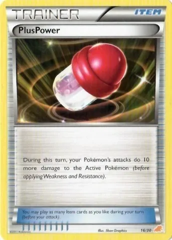 PlusPower, Pokémon card TK5E 016 — BW Trainer Kit Excadrill set