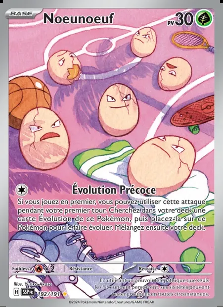 Noeunoeuf, carte Pokémon SSP 192 — extension Étincelles Déferlantes