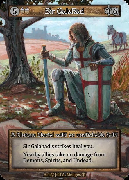 Sir Galahad, carte Sorcery ATH 074 — extension Arthurian Legends