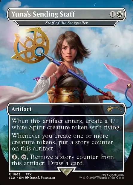 Bâton du conteur, carte Magic SLD 1863 — extension Secret Lair Drop