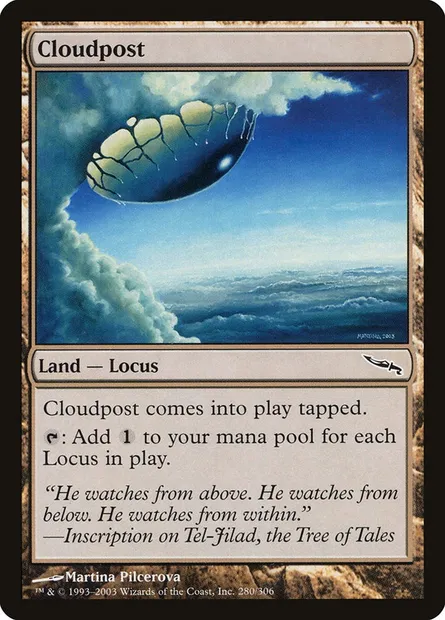 Cloudpost, Magic card MRD 280 — Mirrodin set