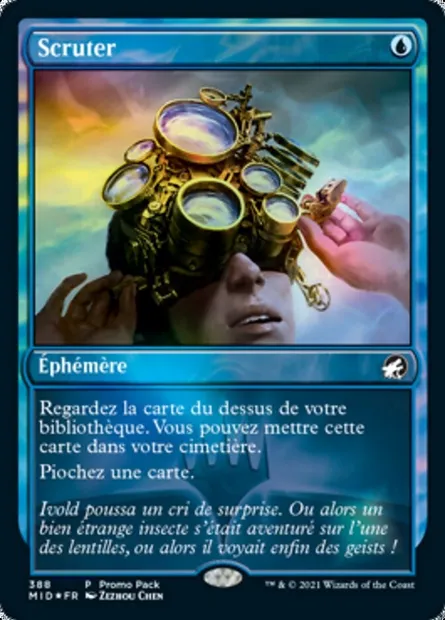 Scruter, carte Magic MID 388 — extension Innistrad : chasse de minuit
