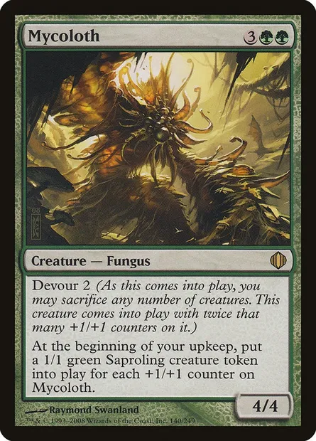 Mycoloth, Magic card ALA 140 — Shards of Alara set