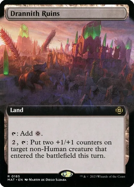Drannith Ruins, Magic card MAT 185 — March of the Machine: The Aftermath set