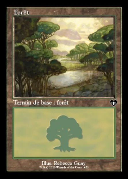 Forest, carte Magic CMM 450 — extension Commander Masters