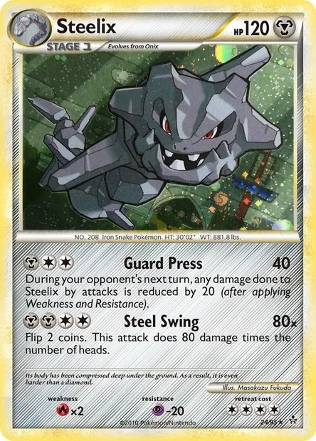 Steelix, carte Pokémon TDX 024-2 — extension Theme Deck & Blisters Exclusives