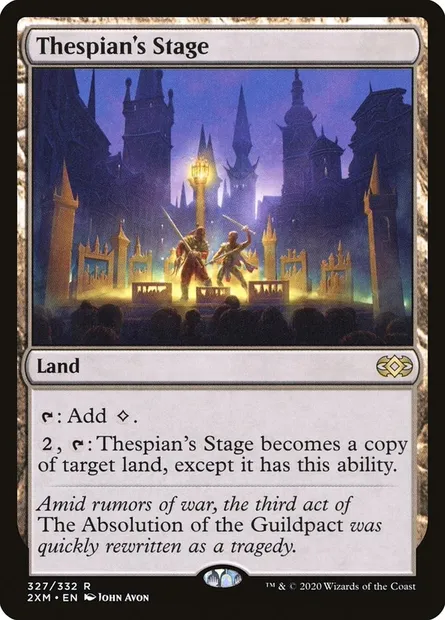Thespian's Stage, Magic card 2XM 327 — Double Masters set