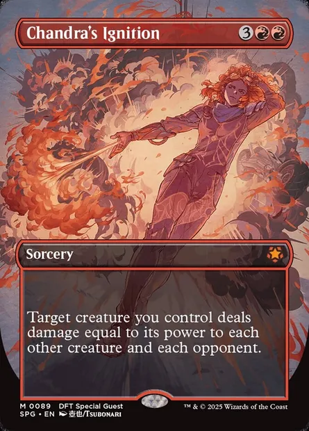 Chandra's Ignition, Magic card SPG 89 — Special Guests set