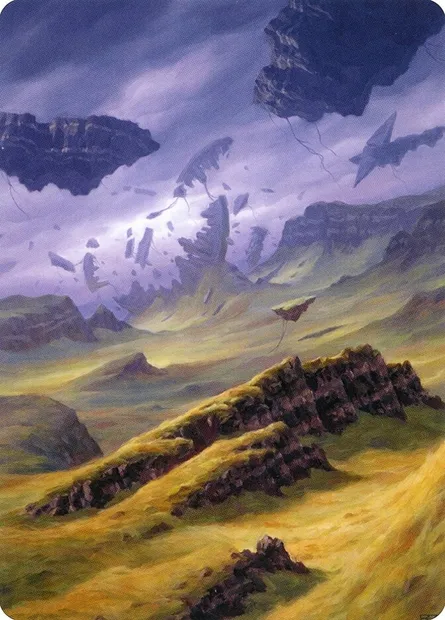 Plains // Plains, carte Magic AZNR 9 — extension Zendikar Rising Art Series