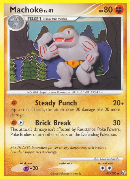 Machoke, Pokémon card SF 41 — Stormfront set