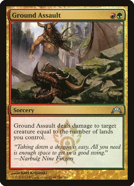 Ground Assault, Magic card GTC 168 — Gatecrash set