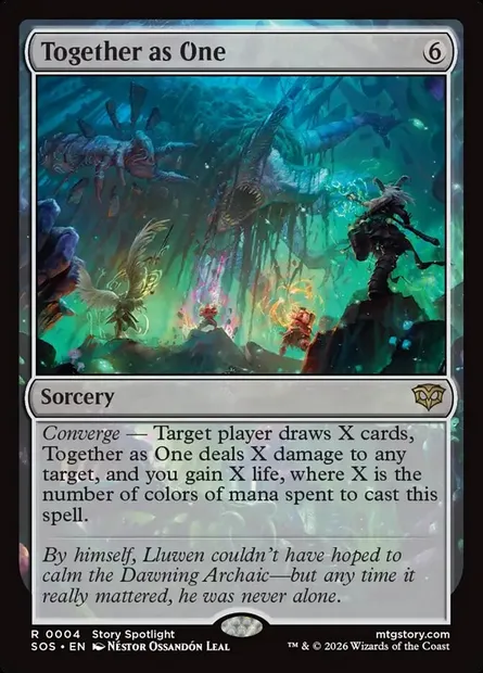 Together as One, Magic card SOS 4 — Secrets of Strixhaven set