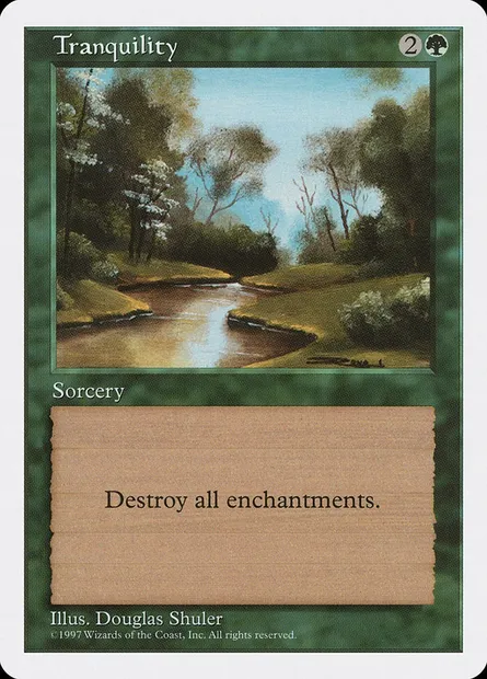 Tranquility, Magic card 5ED 333 — Fifth Edition set