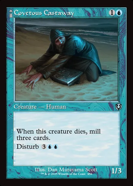 Covetous Castaway // Ghostly Castigator, Magic card INR 456 — Innistrad Remastered set