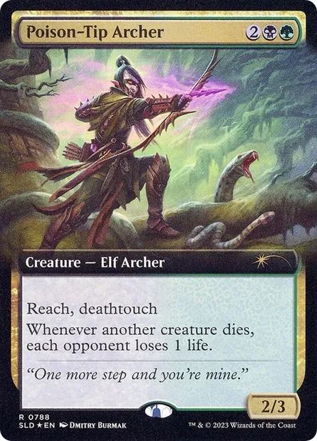 Poison-Tip Archer, Magic card SLD 788 — Secret Lair Drop set