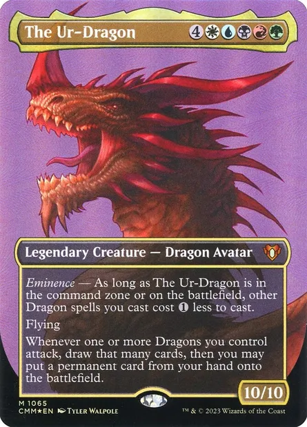 The Ur-Dragon, Magic card CMM 1065 — Commander Masters set