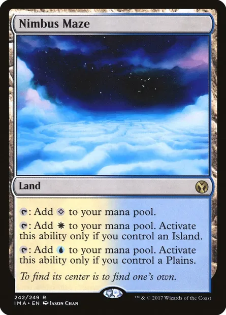 Nimbus Maze, Magic card IMA 242 — Iconic Masters set