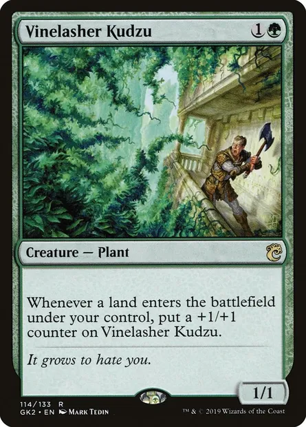 Vinelasher Kudzu, Magic card GK2 114 — RNA Guild Kit set