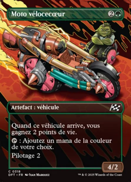 Moto vélocecœur, carte Magic DFT 318 — extension Aetherdrift