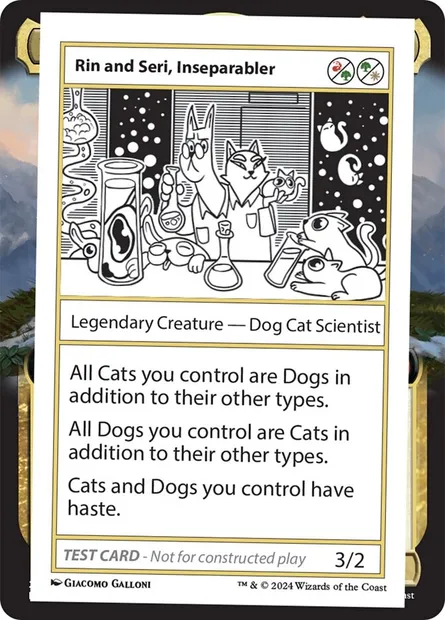 Rin and Seri, Inseparabler, carte Magic MB2 601 — extension Mystery Booster 2
