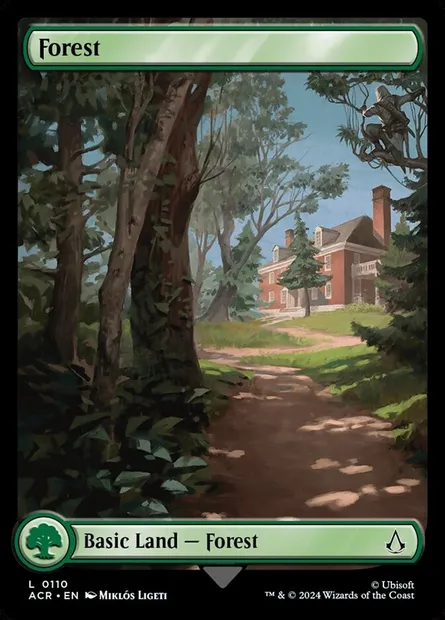 Forest, Magic card ACR 110 — Assassin's Creed set