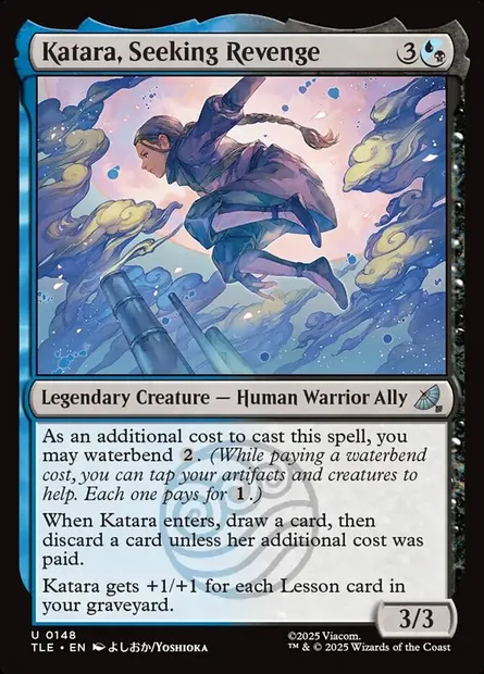 Katara, Seeking Revenge, Magic card TLE 148 — Avatar: The Last Airbender Eternal set