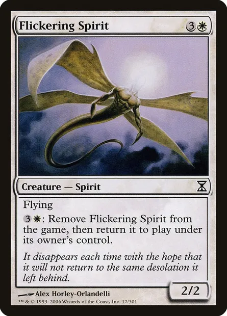 Esprit scintillant, carte Magic TSP 17 — extension Spirale Temporelle