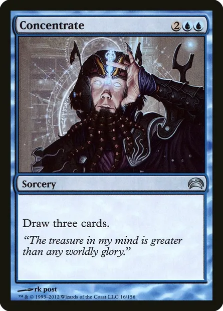 Concentrate, Magic card PC2 16 — Planechase 2012 set
