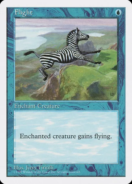 Vol, carte Magic 5ED 86 — extension Cinquième Edition