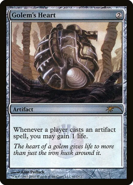 Cœur de golem, carte Magic DCI 60 — extension DCI Promos