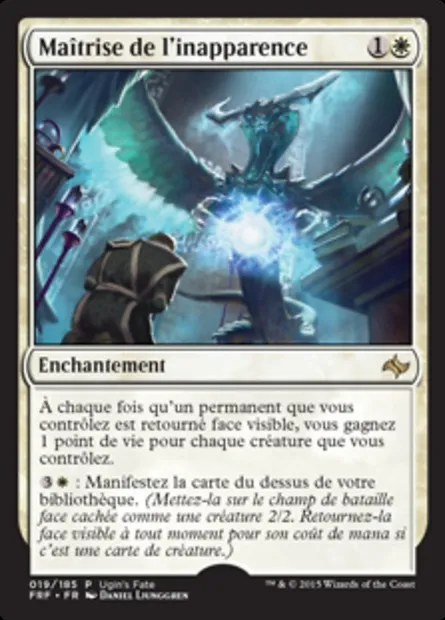 Maîtrise de l'inapparence, carte Magic UGIN 19 — extension Ugin's Fate