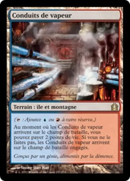 Conduits de vapeur, carte Magic RTR 247 — extension Retour à Ravnica