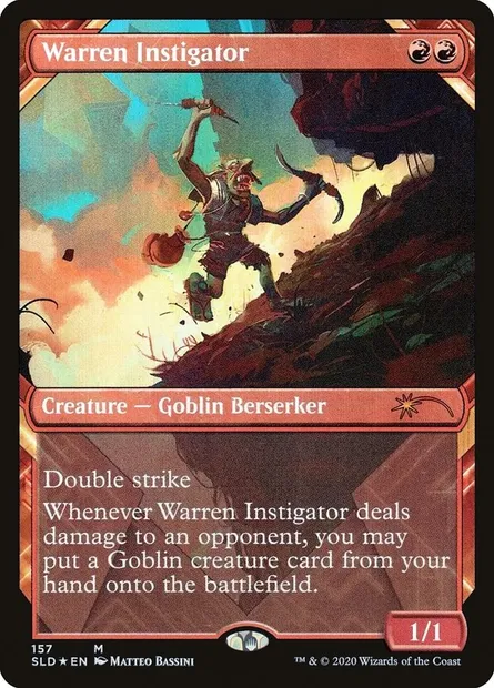 Instigateur de terrier, carte Magic SLD 157 — extension Secret Lair Drop