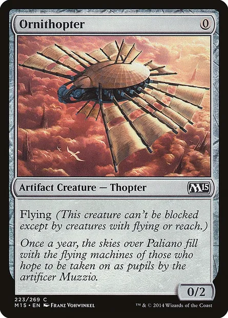 Ornithopter, Magic card M15 223 — Magic 2015 set