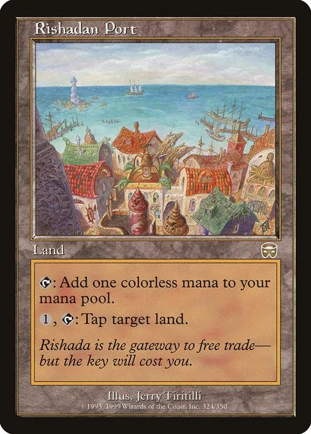 Port rishadan, carte Magic MMQ 324 — extension Masques de Mercadia
