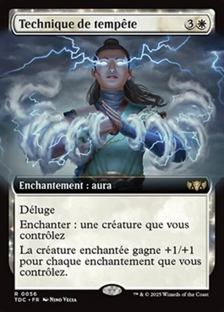 Technique de tempête, carte Magic TDC 56 — extension Tarkir: Dragonstorm Commander