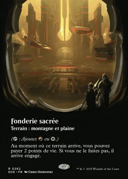Fonderie sacrée, carte Magic EOE 282 — extension Edge of Eternities