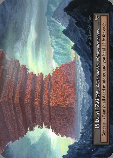 Pillar of Zeiros, carte Sorcery BET 378 — extension Beta