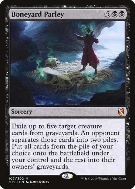 Boneyard Parley, Magic card C19 107 — Commander 2019 set