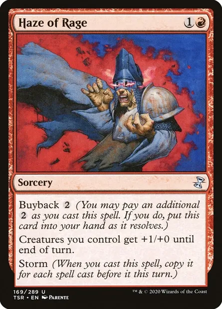 Haze of Rage, Magic card TSR 169 — Time Spiral Remastered set