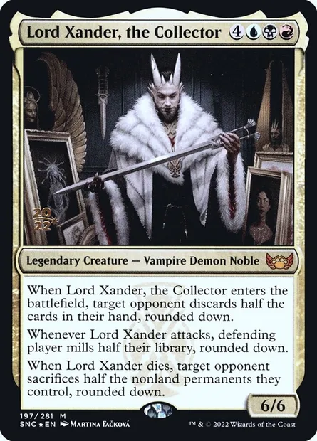 Lord Xander, the Collector, Magic card PSNC 197s — Streets of New Capenna Promos set