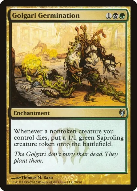 Golgari Germination, Magic card DDJ 70 — Duel Decks: Izzet vs. Golgari set