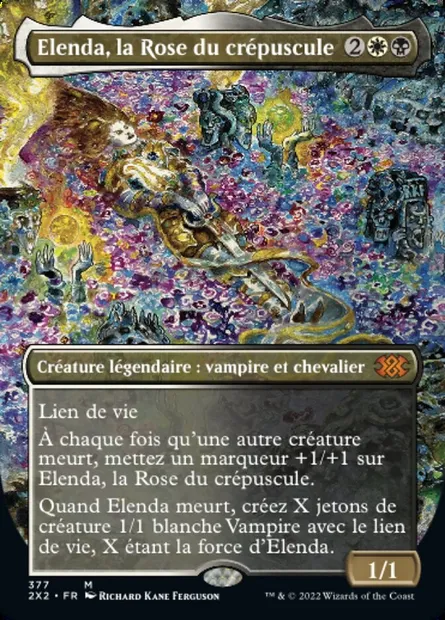 Elenda, la Rose du crépuscule, carte Magic 2X2 377 — extension Double Masters 2022