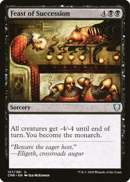 Feast of Succession, Magic card CMR 127 — Commander Legends set