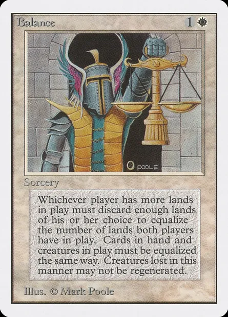 Balance, carte Magic 2ED 3 — extension Unlimited Edition