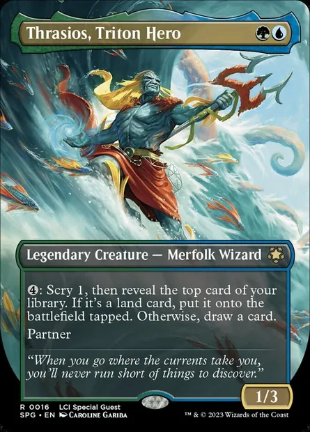 Thrasios, Triton Hero, Magic card SPG 16 — Special Guests set