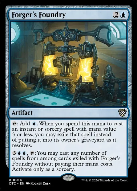 Forger's Foundry, Magic card OTC 14 — Outlaws of Thunder Junction Commander set