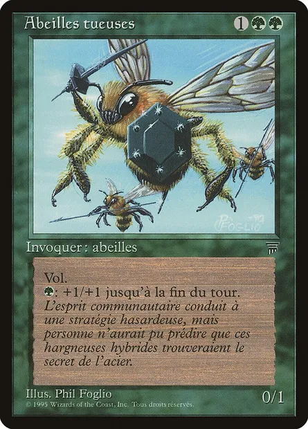 Abeilles tueuses, carte Magic REN 146 — extension Renaissance