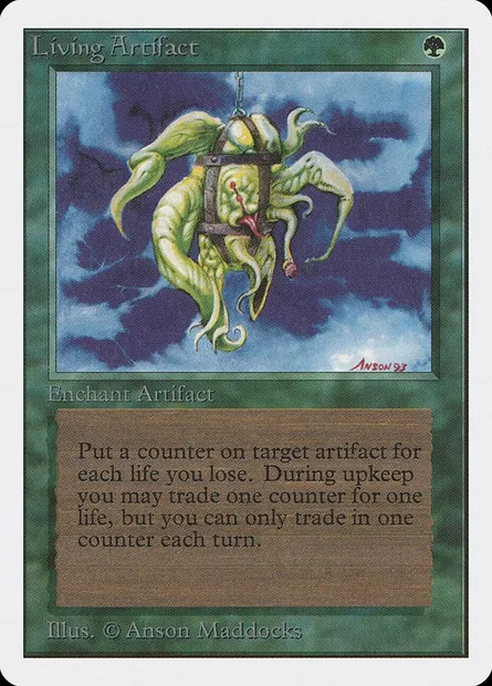 Living Artifact, Magic card 2ED 209 — Unlimited Edition set